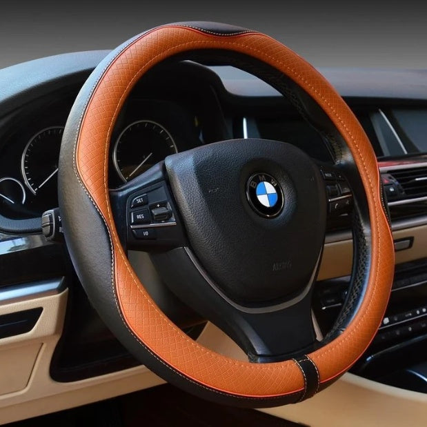Upgrade Your Drive with Our Premium Leather Steering Wheel Cover